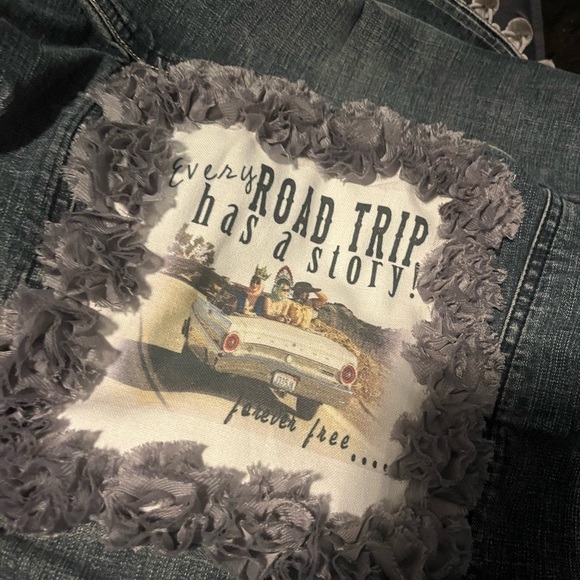 Hydraulic ‘Road Trip’ Stretch Denim Embellished Jean Jacket Size S - Picture 3 of 7